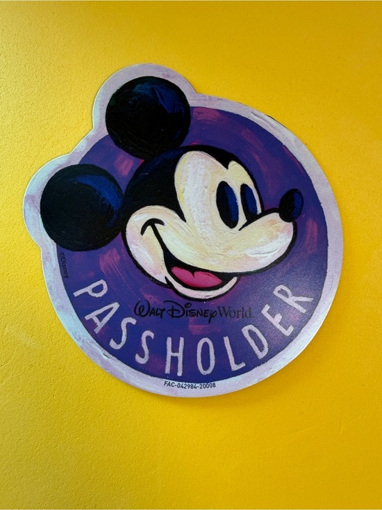 Disney Other - [RARE] Disney World Passholder Mickey Mouse Magnet - Festival of the Arts 2020